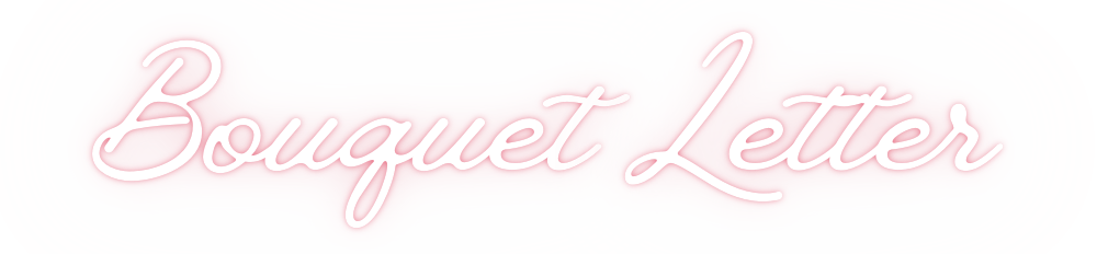 Sweet-ブーケレター